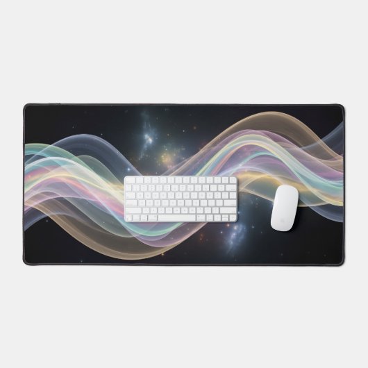 Cosmic Wave Galaxy Light Abstract Deck Mat (Keyboard & Muis)