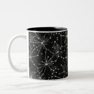 Cosmic_Web_of_Stars. Tweekleurige Koffiemok