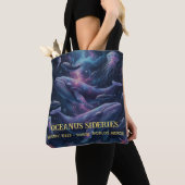 Cosmic Whale Galaxy Ocean Tote Bag (Dichtbij)