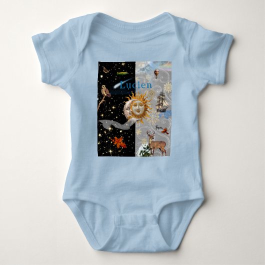 Cosmic Winter Baby Bodysuit (Voorkant)