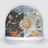 Cosmic Winter Snow Globe Sneeuwbol (Voorkant)