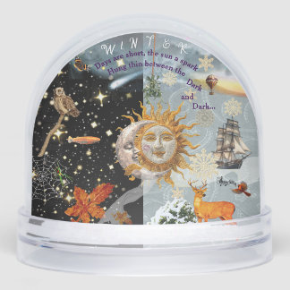 Cosmic Winter Snow Globe Sneeuwbol