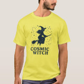 Cosmic Witch Bezem & Constellations T-shirt (Voorkant)