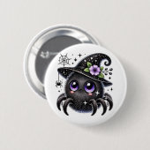 Cosmic Witch Spider Ronde Button 5,7 Cm (Voorkant /achterkant)