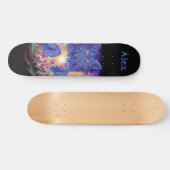 Cosmic Wolf, aangepaste naam Persoonlijk Skateboard (Horizontaal)