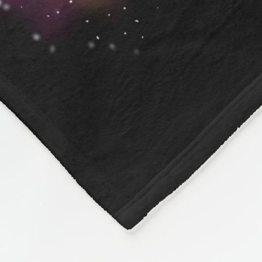 Cosmic Wolf Fleece Deken (Hoek)