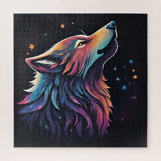 Cosmic Wolf: Geheimen van de Melkweg Legpuzzel (Verticaal)