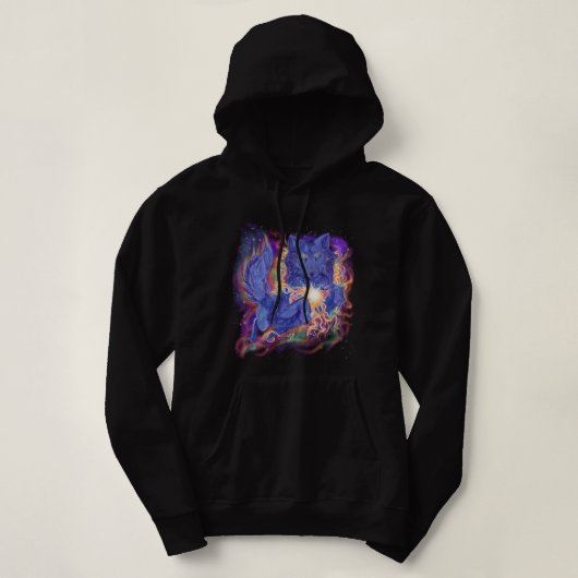 Cosmic Wolf Hoodie (Design voorkant)
