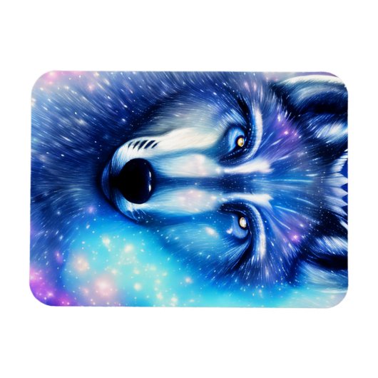 Cosmic Wolf Magnet Magneet (Horizontaal)