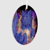 Cosmic Wolf Ornament (voorkant)