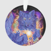 Cosmic Wolf Ornament (voorkant)