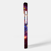 Cosmic Wolf, Paarse grafische kunst, Galaxy Backgr Case-Mate iPhone Case (Achterkant / Links)