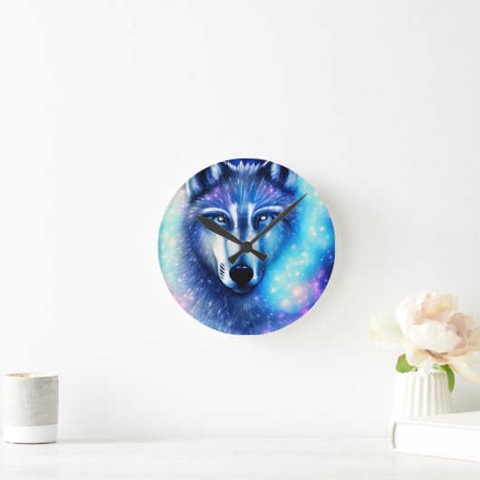 Cosmic Wolf Ronde Klok (Huis)