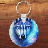 Cosmic Wolf Sleutelhanger (Voorkant)