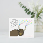 Cosmic Yak #3 Briefkaart (Staand voorkant)