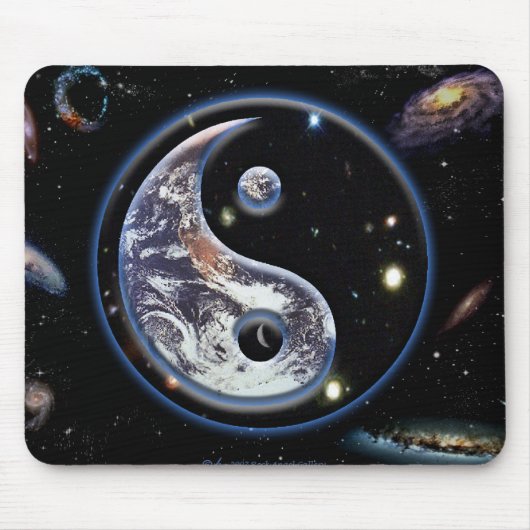 Cosmic Yin Yang Muismat (Voorkant)