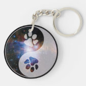 Cosmic Yin Yang Paw Sleutelhanger (Achterkant)
