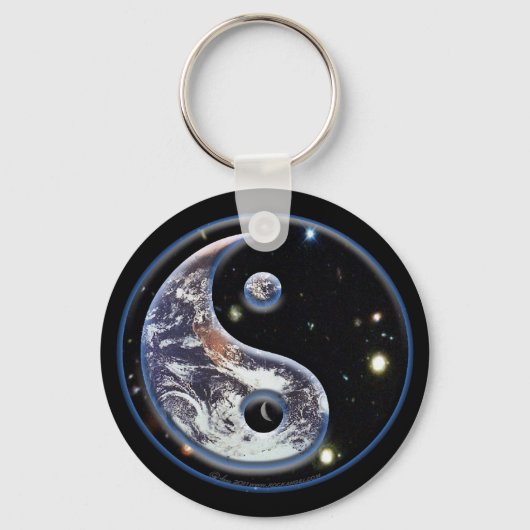 Cosmic Yin Yang Sleutelhanger (Voorkant)