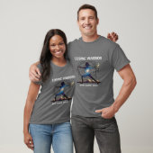 Cosmic Yoga Warrior | Galaxy Body Pose T-shirt (Unisex)