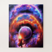 Cosmic Young Astronomer Uitzicht of Mystical Plane Legpuzzel (Verticaal)