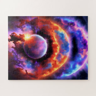 Cosmic Young Astronomer Uitzicht of Mystical Plane Legpuzzel