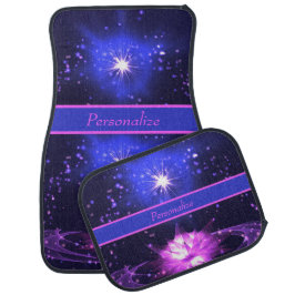 Cosmic Zen Crystal Lotus Flower & Star Personalize Automat