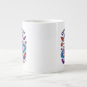 Cosmically Spooky Design Space Skeleton Halloween Grote Koffiekop (Voorkant)