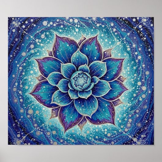 CosmicBlue Poster (Voorkant)