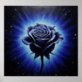 CosmicBlueRose Poster (Voorkant)