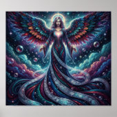 CosmicBubblesAngel Poster (Voorkant)