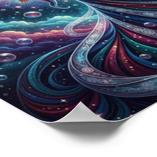 CosmicBubblesAngel Poster (Hoek)