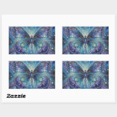 CosmicButterFlyFantasy Rechthoekige Sticker (Vel)