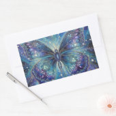 CosmicButterFlyFantasy Rechthoekige Sticker (Envelop)