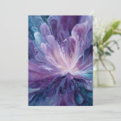 CosmicFlower Bedankkaart (Staand voorkant)