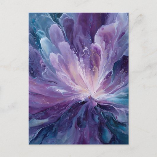 CosmicFlower Briefkaart (Voorkant)