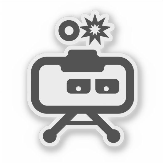 Cosmicity Logobot 3" Sticker, 6 ct. Sticker (Voorkant)