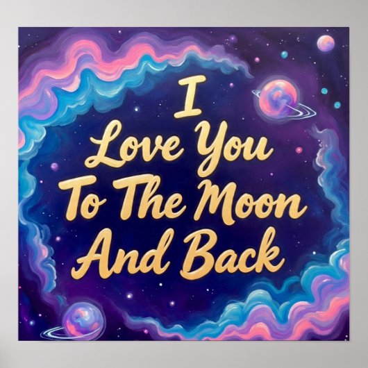 CosmicLoveMoon Poster (Voorkant)