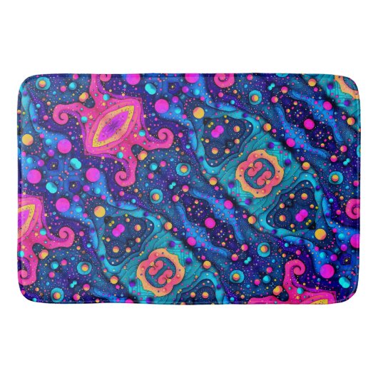 Cosmisch Abstract Patroon Dekbed Badmat (Voorkant)