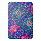 Cosmisch Abstract Patroon Dekbed Badmat (Voorkant Verticaal)