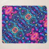 Cosmisch Abstract Patroon Dekbed Sherpa Deken (Voorkant (horizontaal))