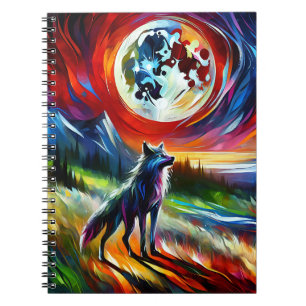 Cosmisch Huilende Wolf Notitieboek