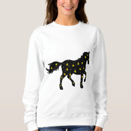 Cosmisch Paard Ruimtesterren Design – Hemel Zodiac Trui