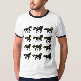 Cosmisch paardenpatroon – ruimte sterren sterrenst t-shirt