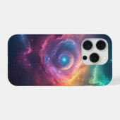 Cosmisch Portaalnevel Ontwerp iPhone Hoesje (Achterkant horizontaal)