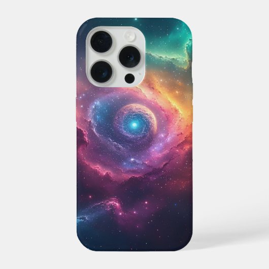 Cosmisch Portaalnevel Ontwerp iPhone Hoesje (Achterkant)