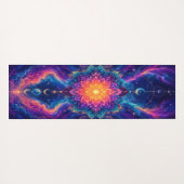 Cosmische Bloei Hemelse Yoga Mat (Achterkant (horizontaal))