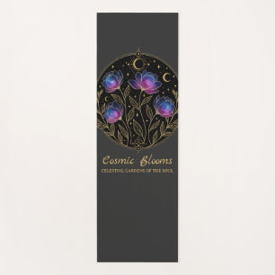 Cosmische Bloesems – Hemelse Bloemige Mandala bloe Yogamat