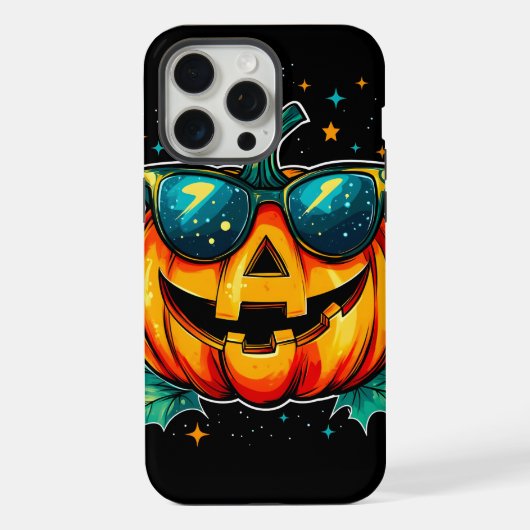 Cosmische Coole Jack-O-Space iPhone Hoesje (Achterkant)