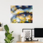 Cosmische danslampen poster (Thuiskantoor)