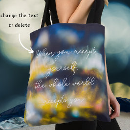 Cosmische danslampen tote bag
